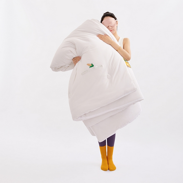 91家纺网 家纺一手货源 找家纺 （总）VIP被业 2025新款立体玉米纤维冬被大豆冬被被子被芯