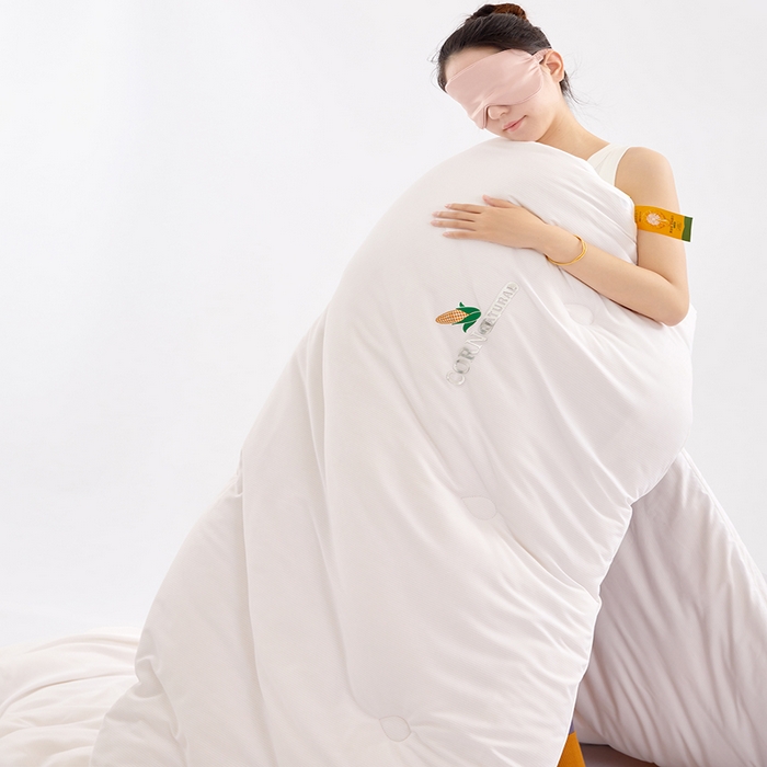 91家纺网 家纺一手货源 找家纺 （总）VIP被业 2025新款立体玉米纤维冬被大豆冬被被子被芯