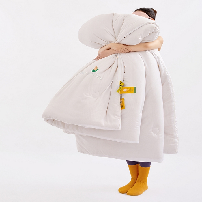 91家纺网 家纺一手货源 找家纺 （总）VIP被业 2025新款立体玉米纤维冬被大豆冬被被子被芯