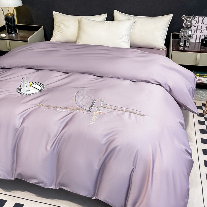 91家纺网 家纺一手货源 找家纺 （总）艾迪尚家纺 2025新款120支刺绣长绒棉四六件套（新拍）-单被套