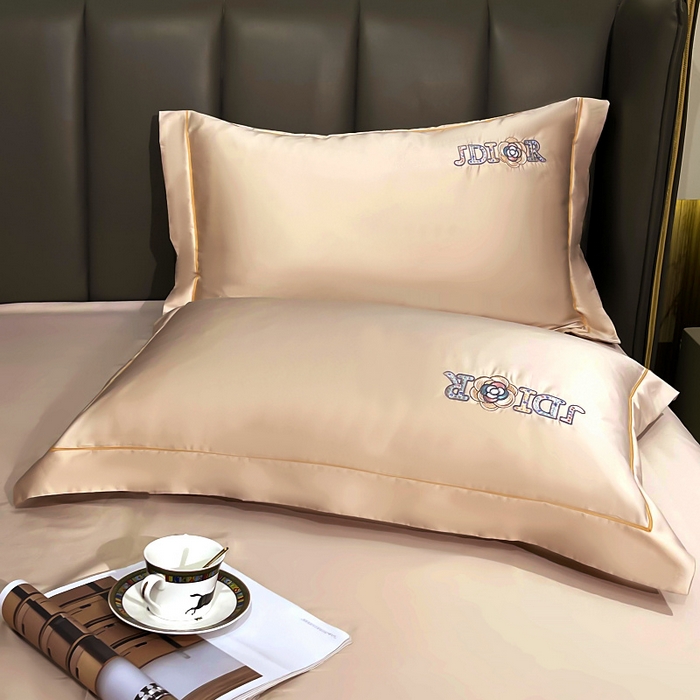 91家纺网 家纺一手货源 找家纺 艾迪尚家纺 2025新款120支刺绣长绒棉四六件套（新拍）-单被套 山茶花-香槟金