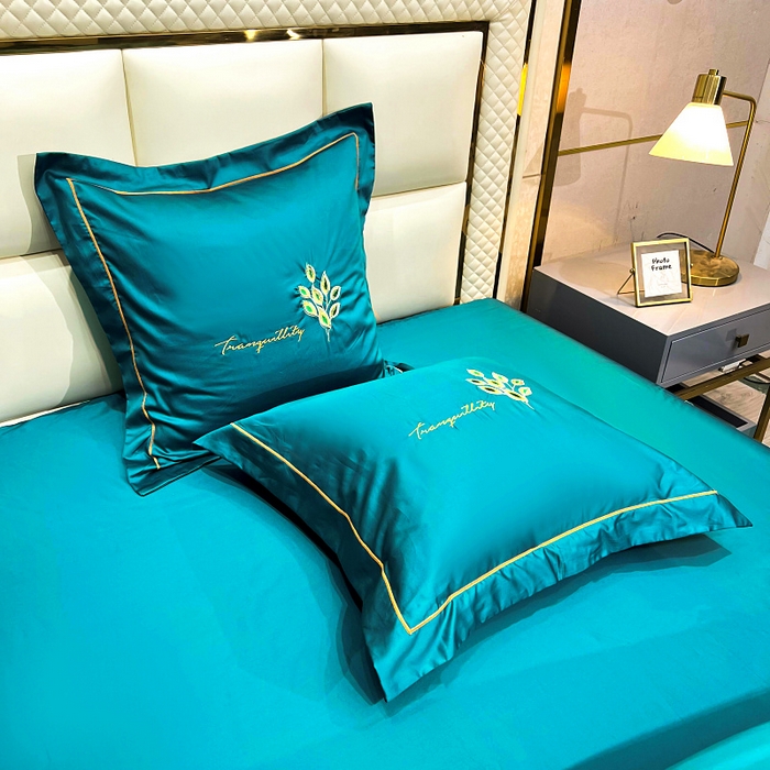 91家纺网 家纺一手货源 找家纺 （总）艾迪尚家纺 2025新款120支刺绣长绒棉四六件套（新拍）-枕套