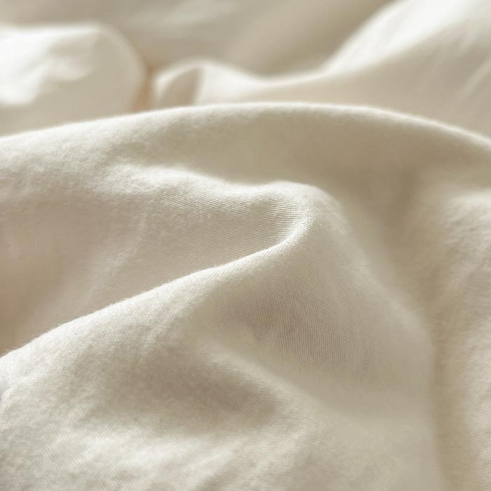 91家纺网 家纺一手货源 找家纺 ab家纺 2025新款夏莉儿系列水洗棉绣花四件套 夏莉儿-淡奶油