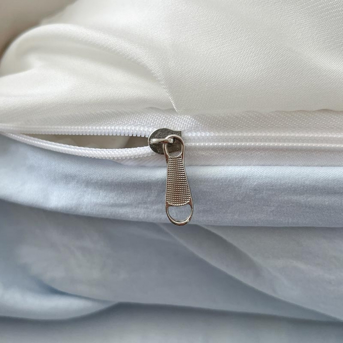 91家纺网 家纺一手货源 找家纺 ab家纺 2025新款夏莉儿系列水洗棉绣花四件套 夏莉儿-天空蓝