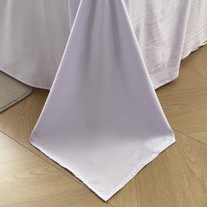 91家纺网 家纺一手货源 找家纺 ab家纺 2025新款夏莉儿系列水洗棉绣花四件套 夏莉儿-香芋紫