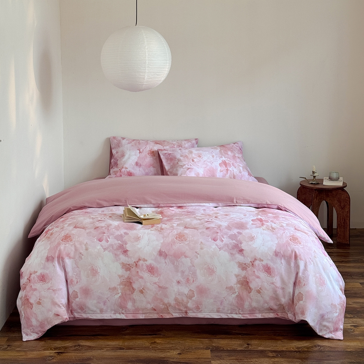 91家纺网 家纺一手货源 找家纺 （总）窝米 2025新款全棉火山磨毛花卉系列四件套-第二批