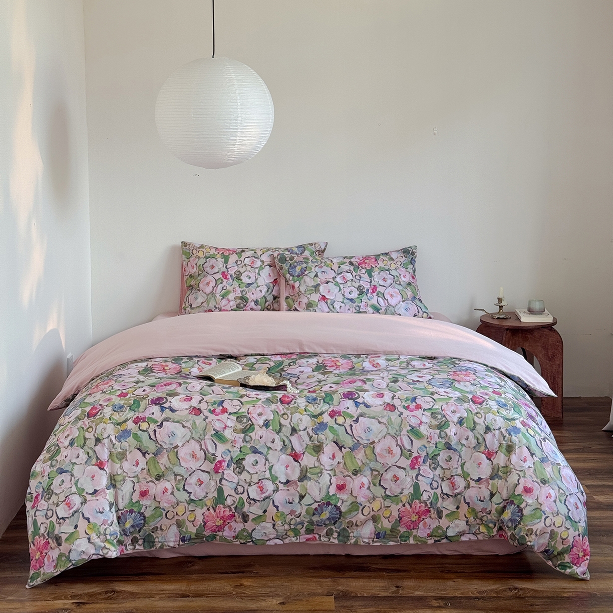 91家纺网 家纺一手货源 找家纺 （总）窝米 2025新款全棉火山磨毛花卉系列四件套-第二批