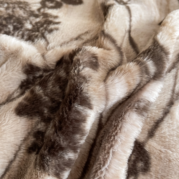 91家纺网 家纺一手货源 找家纺 仟网汇 2025新款兔毛绒法式宽边四件套牛奶绒 陌上花开