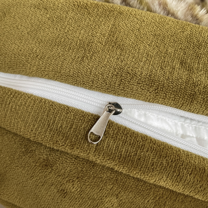 91家纺网 家纺一手货源 找家纺 仟网汇 2025新款兔毛绒法式宽边四件套牛奶绒 绿影阑珊