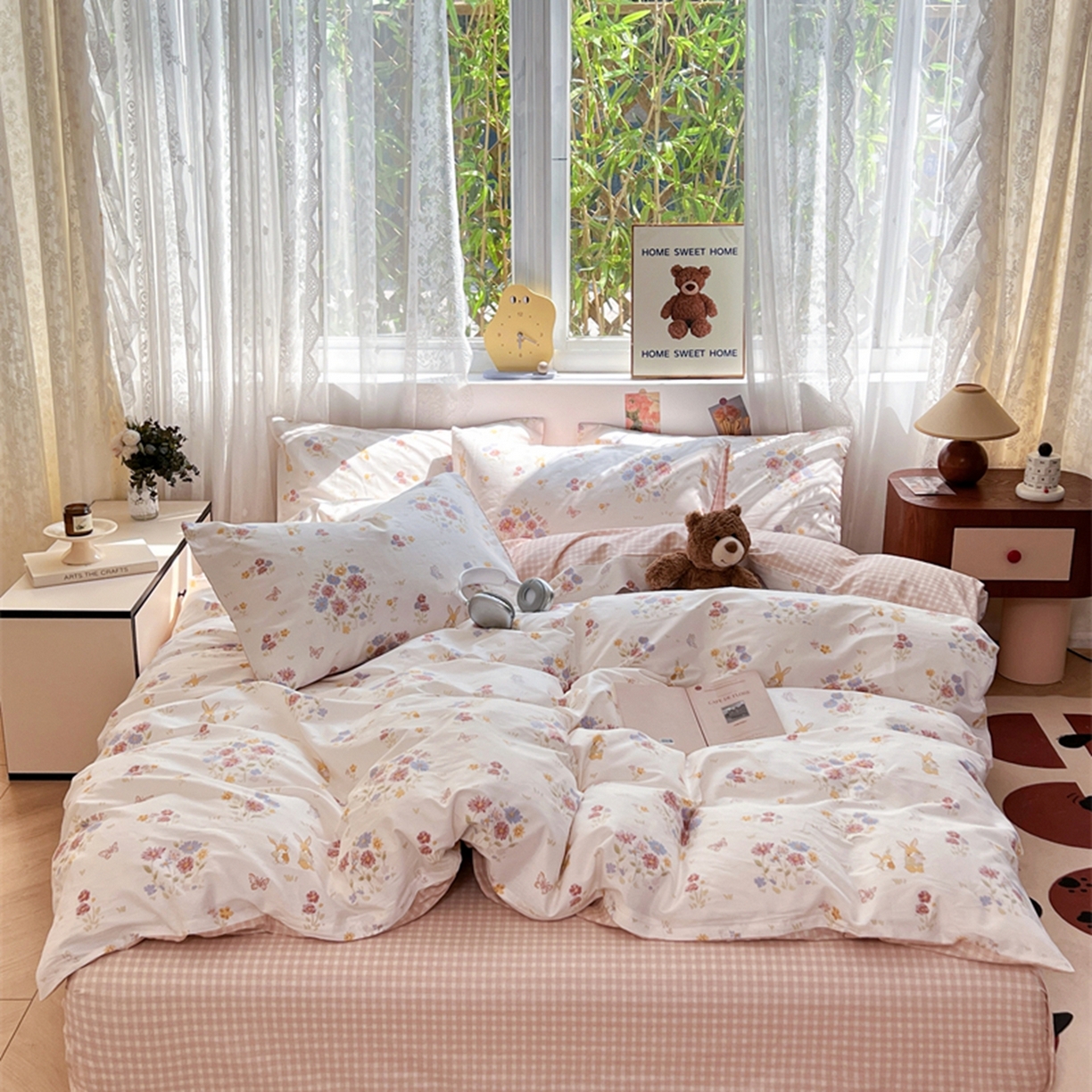 91家纺网 家纺一手货源 找家纺 红馆 2025年全棉12868印花系列四件套 旷野之息