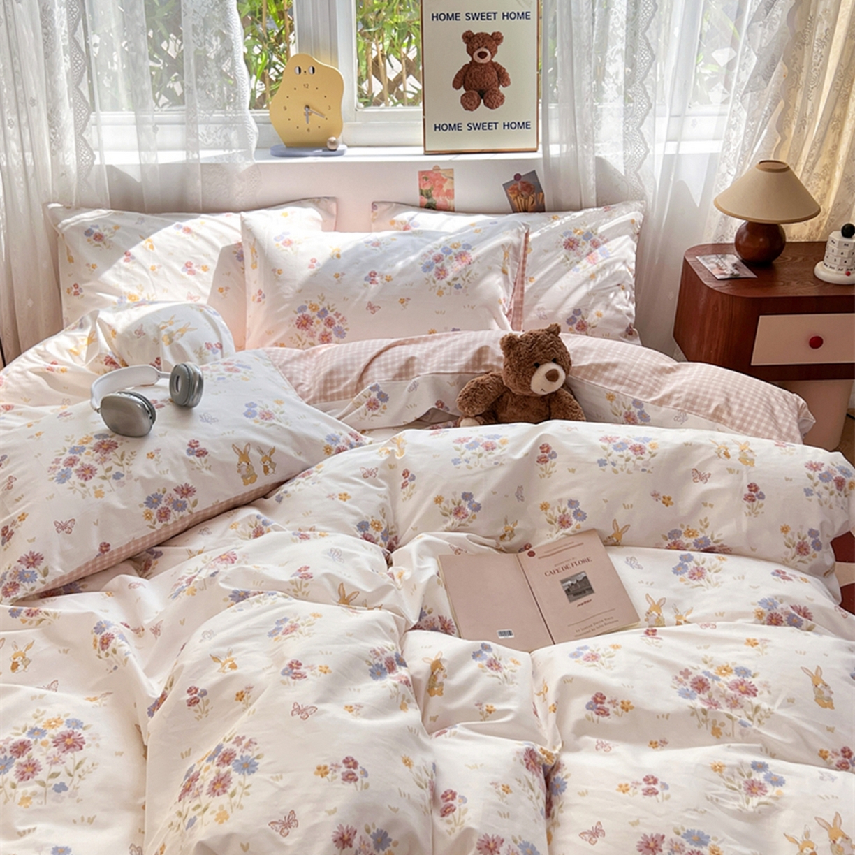 91家纺网 家纺一手货源 找家纺 红馆 2025年全棉12868印花系列四件套 旷野之息