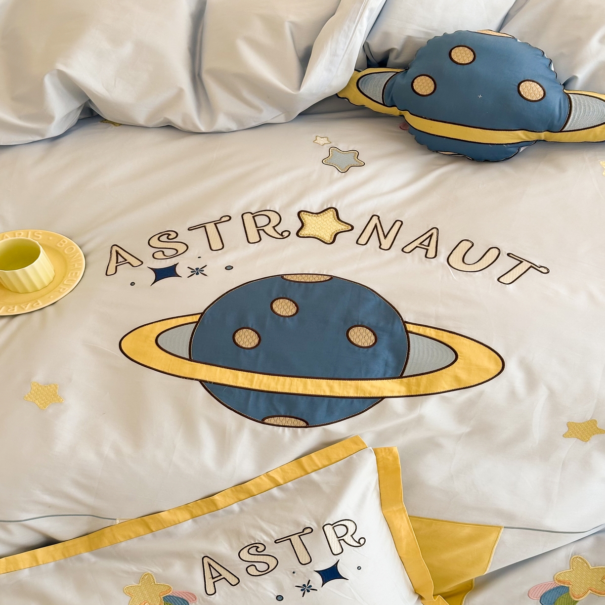 91家纺网 家纺一手货源 找家纺 （总）西西家居 2025新款100只澳棉长绒棉四件套-小星球