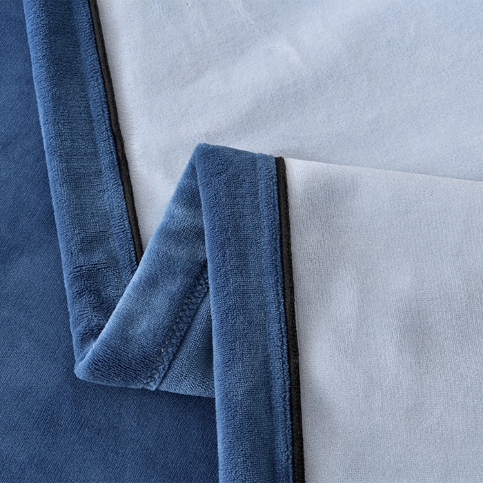 91家纺网 家纺一手货源 找家纺 （总）妮恒美家纺 2025新款高克重直播纯色牛奶绒宽边工艺款四件套