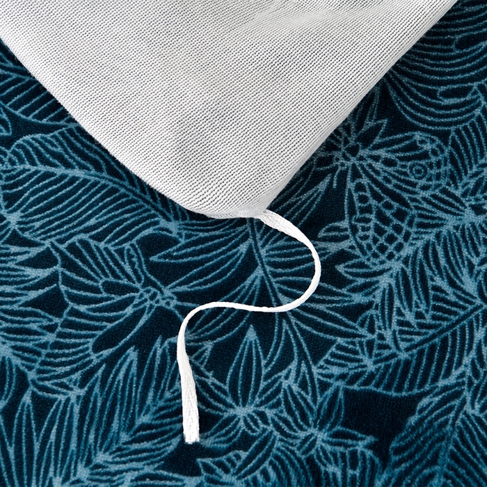 91家纺网 家纺一手货源 找家纺 妮恒美家纺 2025新款高克重牛奶绒刺绣四件套-山茶花-藏蓝黑