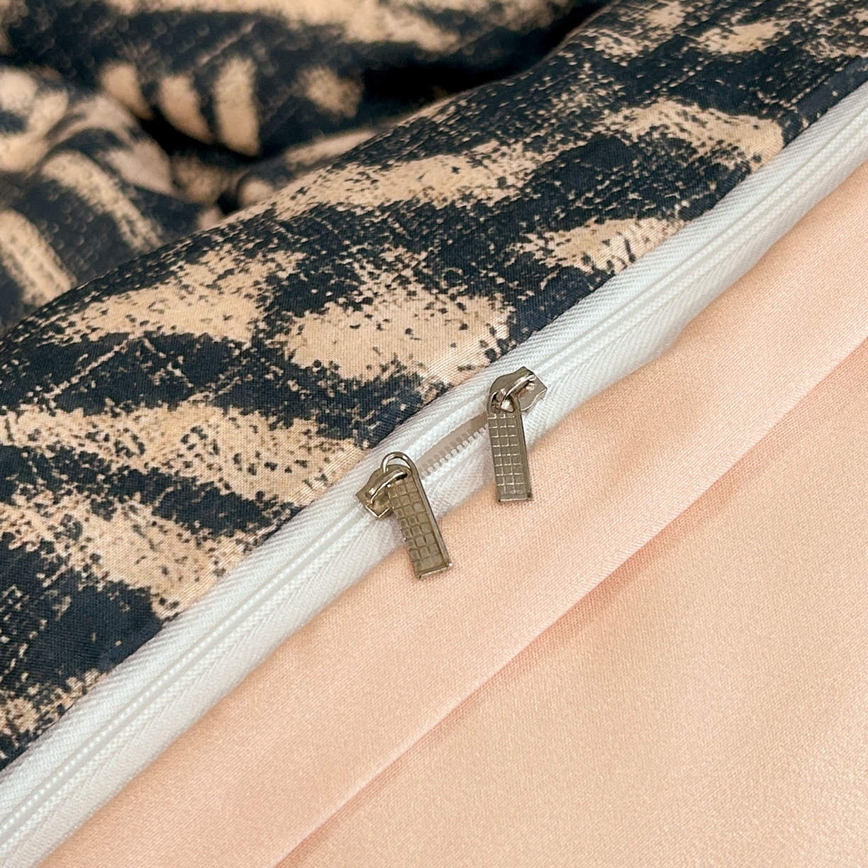 91家纺网 家纺一手货源 找家纺 花沐家居 2025新款宽边轻奢亲肤棉四件套 年轮