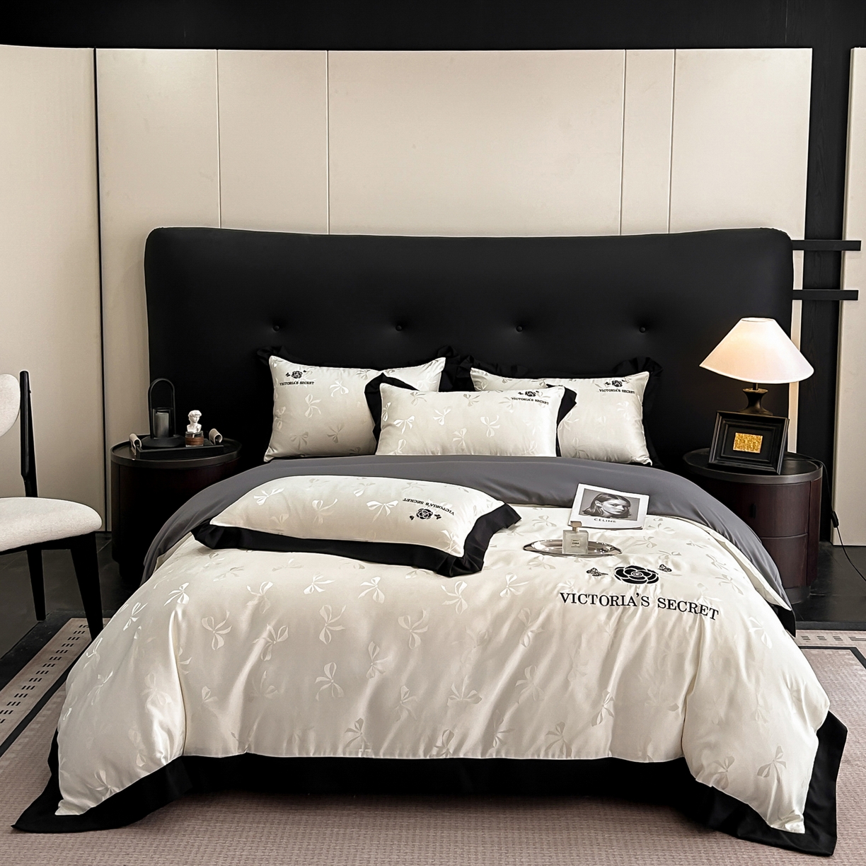 91家纺网 家纺一手货源 找家纺 （总）花沐家居 2025新款蝴蝶提花水洗棉四件套