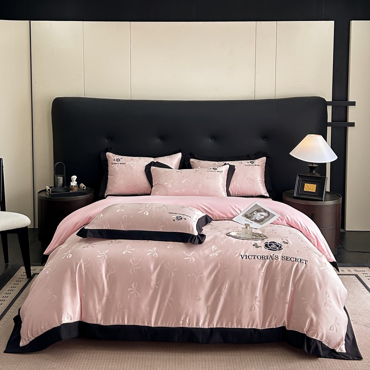 花沐家居 2025新款蝴蝶提花水洗棉四件套 索菲亚