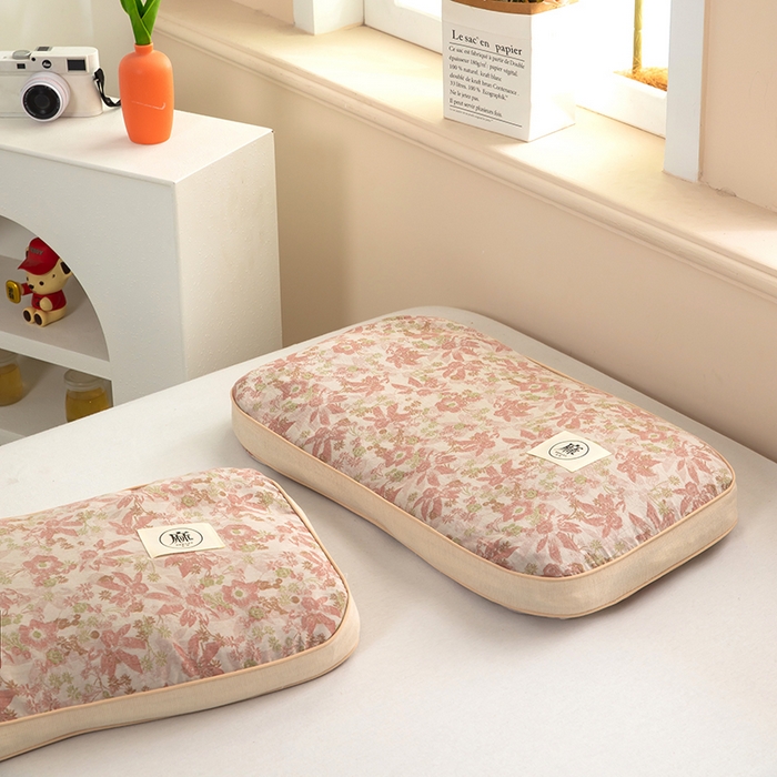 91家纺网 家纺一手货源 找家纺 （总）梦莱家纺 2025新款棉麻荞麦立体枕枕头枕芯