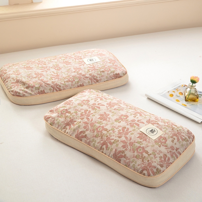 91家纺网 家纺一手货源 找家纺 （总）梦莱家纺 2025新款棉麻荞麦立体枕枕头枕芯