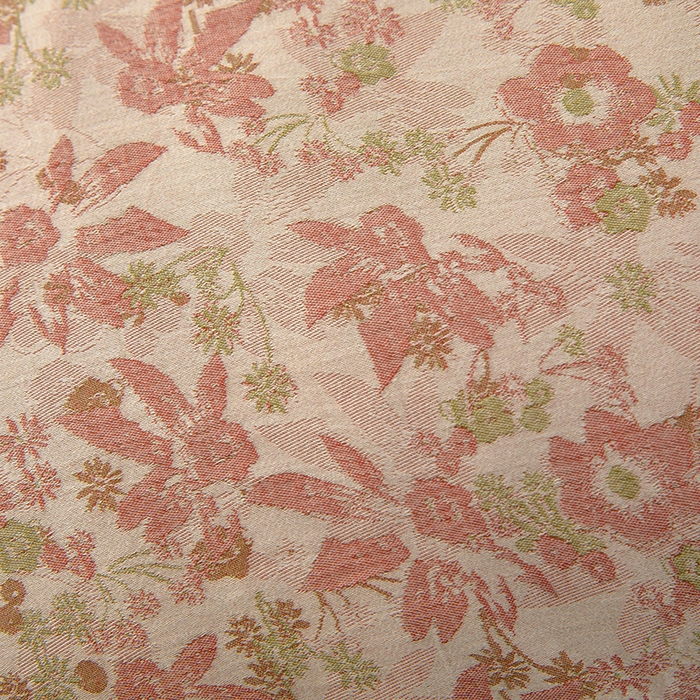 91家纺网 家纺一手货源 找家纺 梦莱家纺 2025新款棉麻荞麦立体枕枕头枕芯 幸运草-暗红色