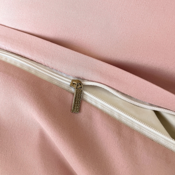 91家纺网 家纺一手货源 找家纺 韩后家纺 2025新款亲肤舒适纯色刺绣四件套-水墨青花系列 水墨青花-浅粉