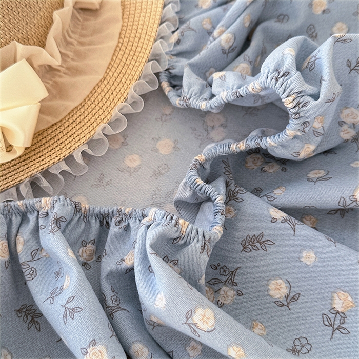 91家纺网 家纺一手货源 找家纺 家贝爱 2025新款加厚生态全棉磨毛床笠 伊兰