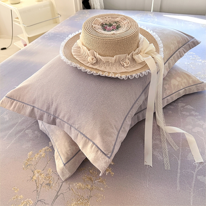 91家纺网 家纺一手货源 找家纺 家贝爱 2025新款加厚生态全棉磨毛床笠 富贵树