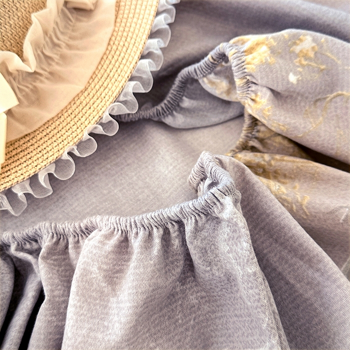 91家纺网 家纺一手货源 找家纺 家贝爱 2025新款加厚生态全棉磨毛床笠 富贵树