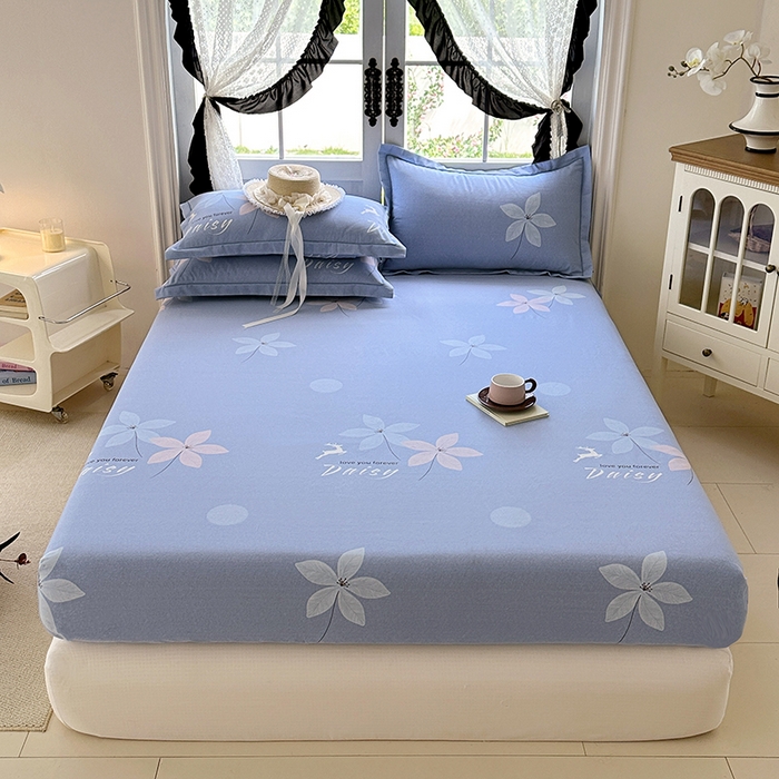 91家纺网 家纺一手货源 找家纺 家贝爱 2025新款加厚生态全棉磨毛床笠 一路繁华