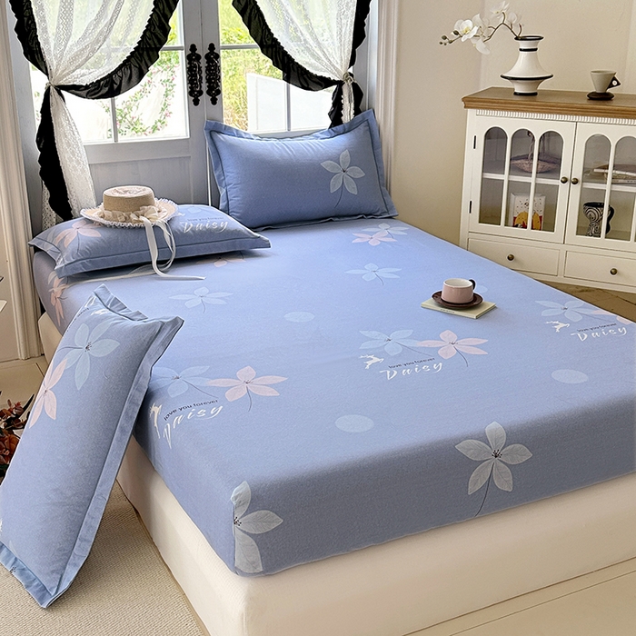 91家纺网 家纺一手货源 找家纺 家贝爱 2025新款加厚生态全棉磨毛床笠 一路繁华