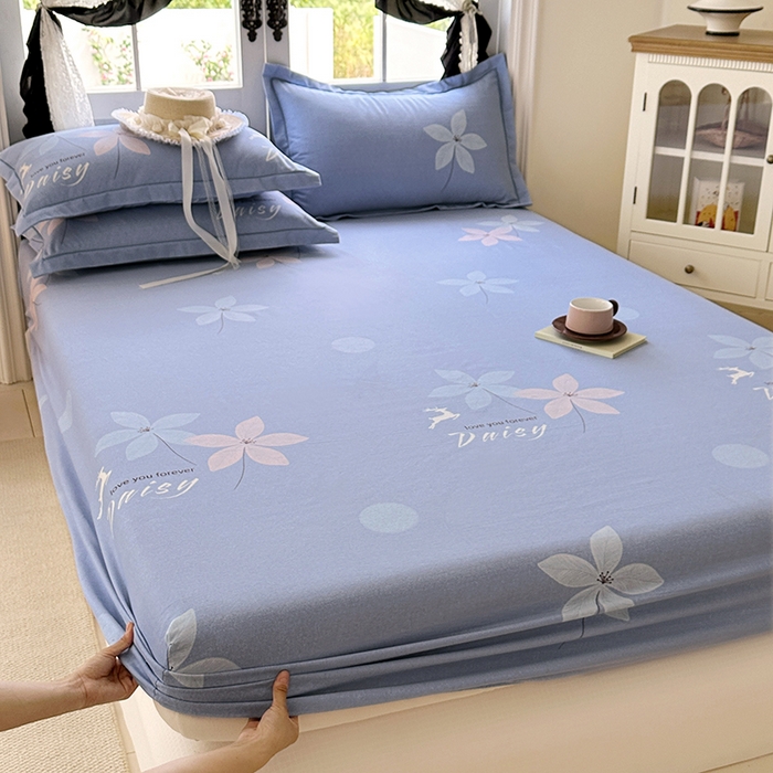 91家纺网 家纺一手货源 找家纺 家贝爱 2025新款加厚生态全棉磨毛床笠 一路繁华