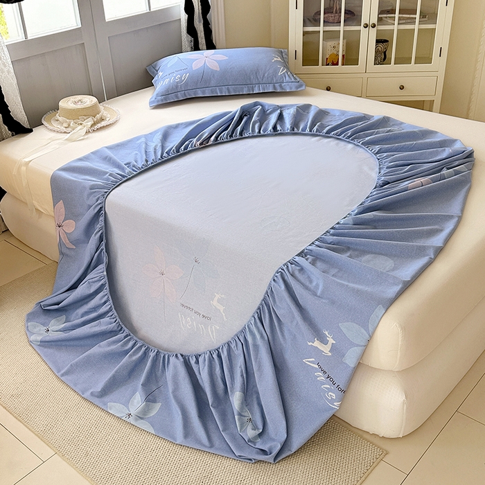 91家纺网 家纺一手货源 找家纺 家贝爱 2025新款加厚生态全棉磨毛床笠 一路繁华