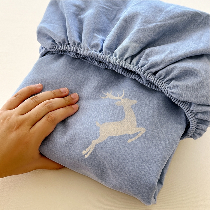 91家纺网 家纺一手货源 找家纺 家贝爱 2025新款加厚生态全棉磨毛床笠 一路繁华