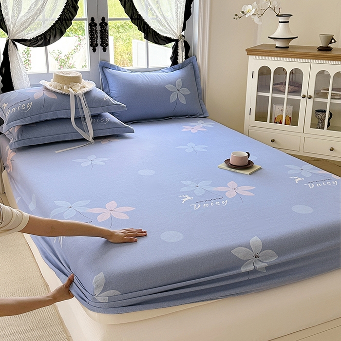 91家纺网 家纺一手货源 找家纺 家贝爱 2025新款加厚生态全棉磨毛床笠 一路繁华