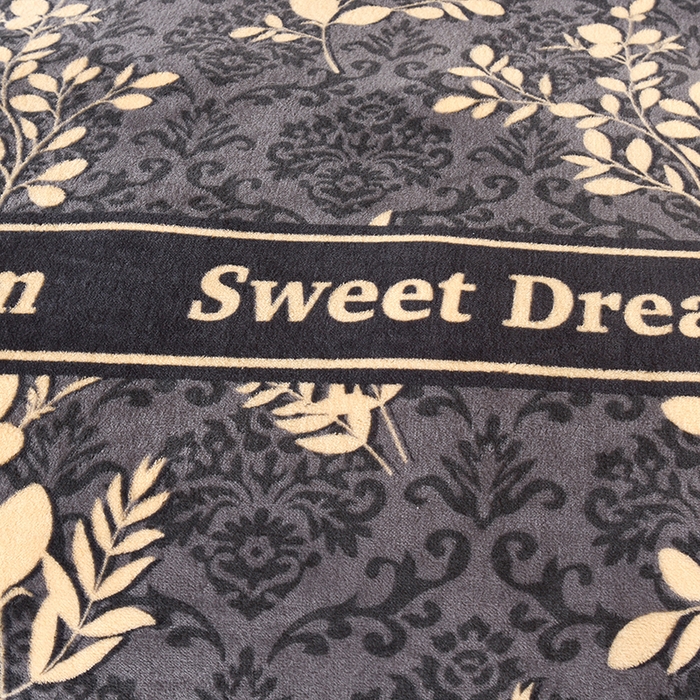 91家纺网 家纺一手货源 找家纺 绒品壹家  2025新款电商直播爆款高克重5斤牛奶绒金貂绒印花床裙款三件套四件套 发财树