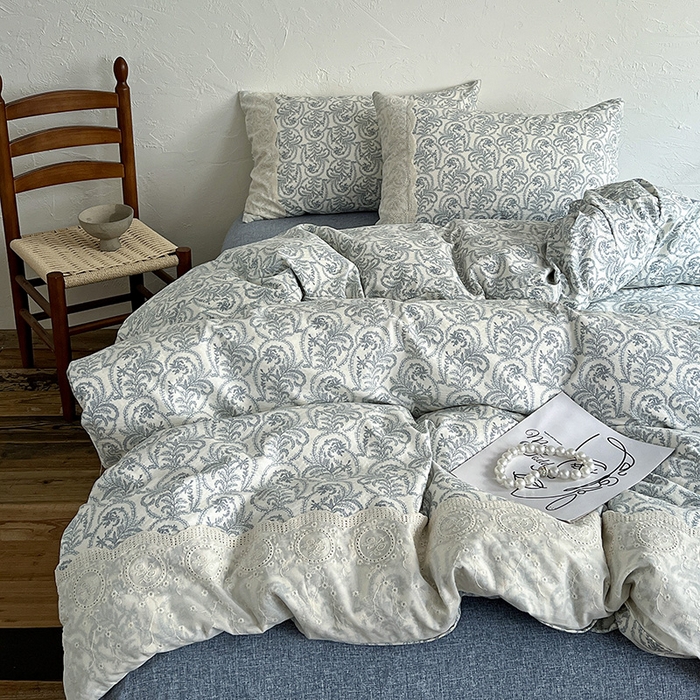 91家纺网 家纺一手货源 找家纺 （总）富米莱（原臻工厂） 2025秋冬新品A类高克重亚麻复古全棉花边侘寂风原麻系列