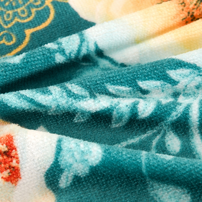 91家纺网 家纺一手货源 找家纺 绒品壹家  2025新款电商直播爆款高克重5斤牛奶绒金貂绒印花床裙款三件套四件套 花开富贵