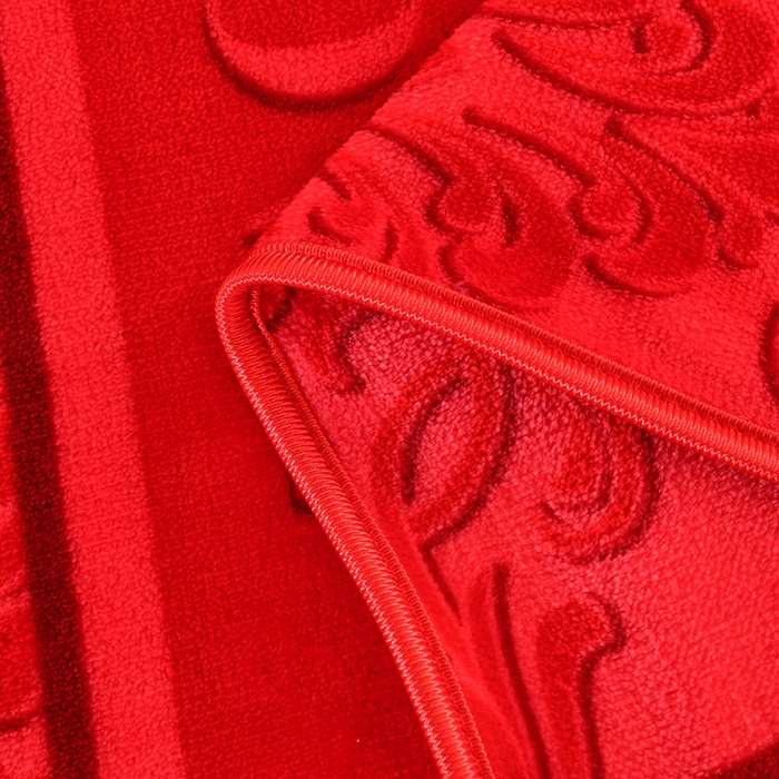 91家纺网 家纺一手货源 找家纺 绒品壹家  2025新款电商直播爆款高克重5斤牛奶绒金貂绒印花床裙款三件套四件套 幸福满园