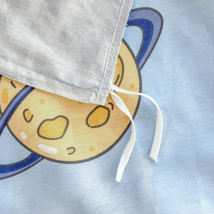 91家纺网 家纺一手货源 找家纺 帛织澜  2025新款全棉喷气12868系列纯棉四件套 太空奇遇