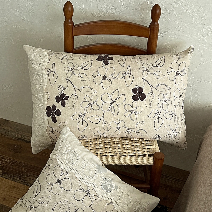 91家纺网 家纺一手货源 找家纺 富米莱（原臻工厂） 2025秋冬新品A类高克重亚麻复古全棉花边侘寂风原麻系列 约定-咖