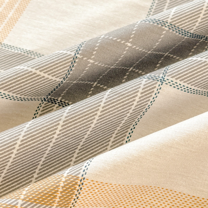 91家纺网 家纺一手货源 找家纺 帛织澜 2025新款全棉喷气12868系列纯棉单被套 佐罗