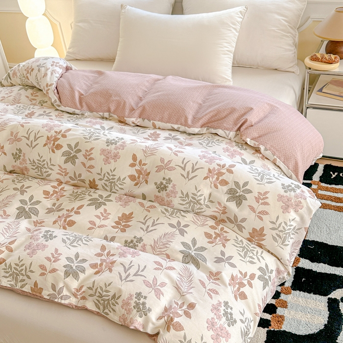 91家纺网 家纺一手货源 找家纺 帛织澜 2025新款全棉喷气12868系列纯棉单被套 洛克庄园