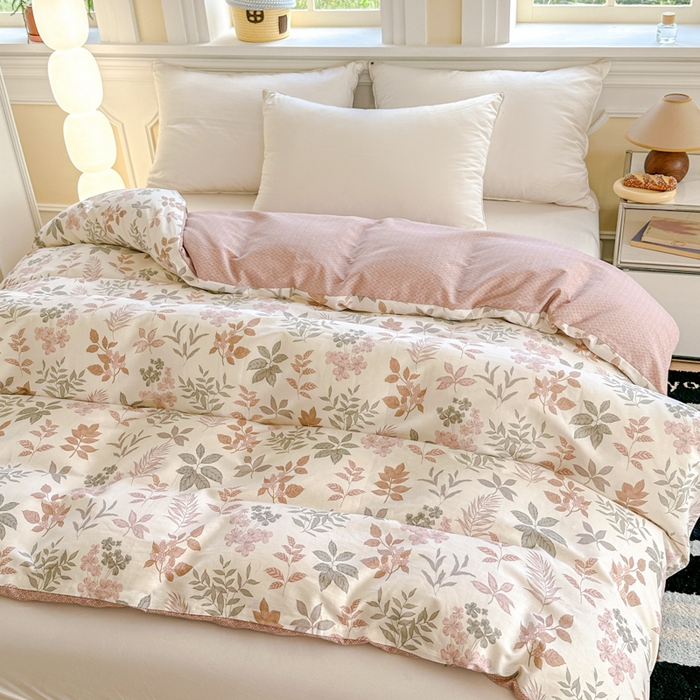 91家纺网 家纺一手货源 找家纺 帛织澜 2025新款全棉喷气12868系列纯棉单被套 洛克庄园