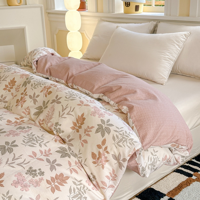 91家纺网 家纺一手货源 找家纺 帛织澜 2025新款全棉喷气12868系列纯棉单被套 洛克庄园