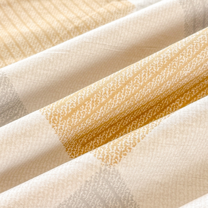 91家纺网 家纺一手货源 找家纺 帛织澜 2025新款全棉喷气12868系列纯棉单被套 瑞吉斯