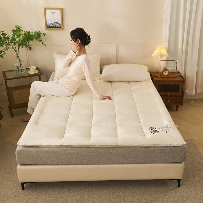 91家纺网 家纺一手货源 找家纺 （总）样样红被业 2025新款A类全棉新疆棉花床垫50%1.5米尺寸