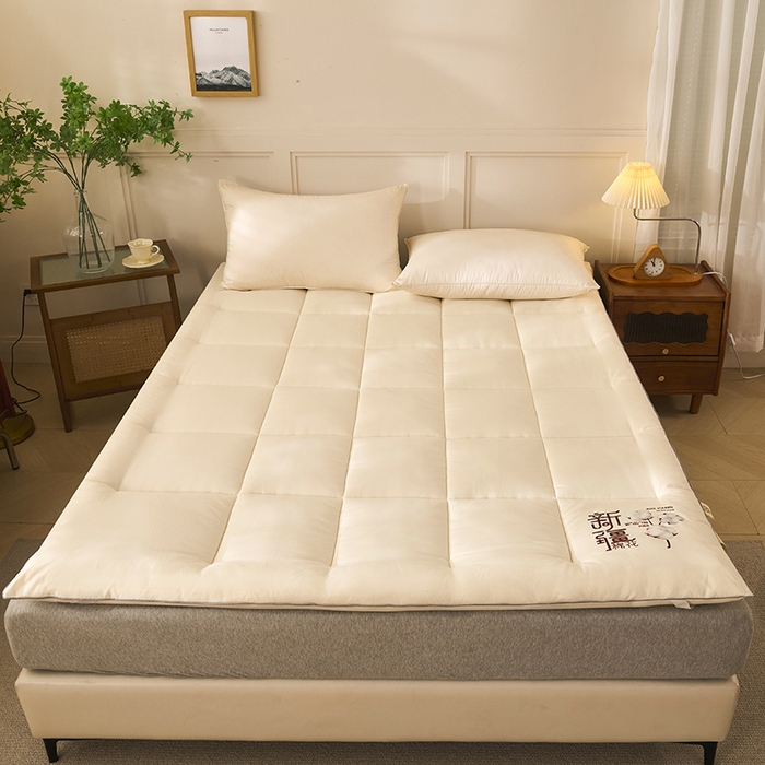 91家纺网 家纺一手货源 找家纺 （总）样样红被业 2025新款A类全棉新疆棉花床垫50%1.5米尺寸