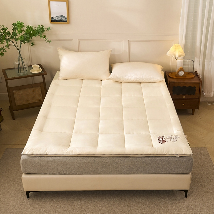 91家纺网 家纺一手货源 找家纺 （总）样样红被业 2025新款A类全棉新疆棉花床垫50%1.5米尺寸