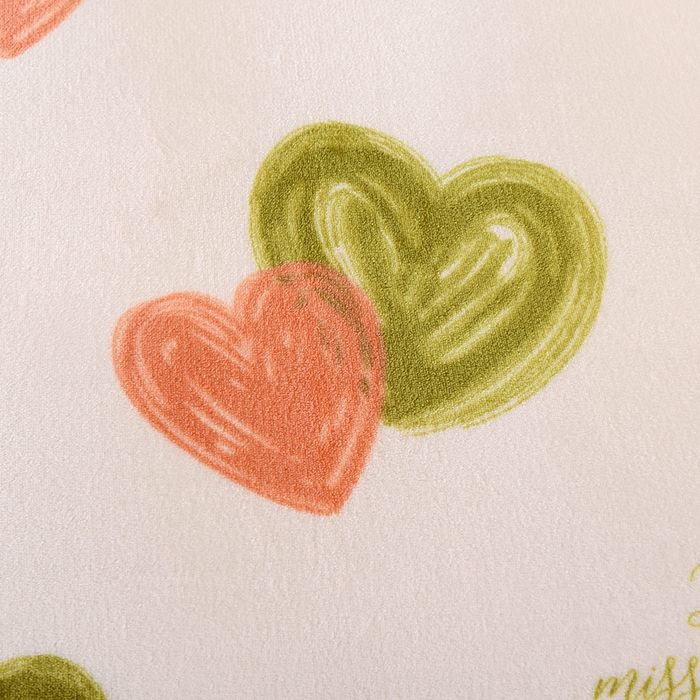 91家纺网 家纺一手货源 找家纺 绒品壹家 2025新款电商直播爆款高克重7斤牛奶绒金貂绒印花床裙款三件套四件套 爱心-绿