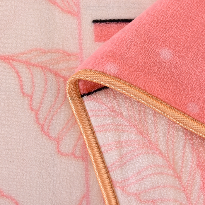 91家纺网 家纺一手货源 找家纺 绒品壹家 2025新款电商直播爆款高克重7斤牛奶绒金貂绒印花床裙款三件套四件套 粉色心情